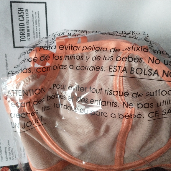 NWT Strappy Coral Mesh Torrid Longline Bralette 1x - Picture 7 of 7